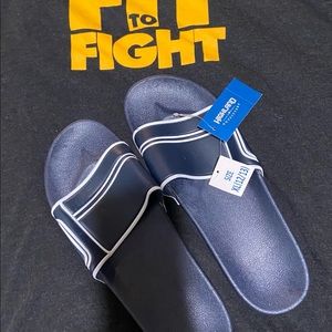 Men’s slip on ‘soccer’ slides size12-13